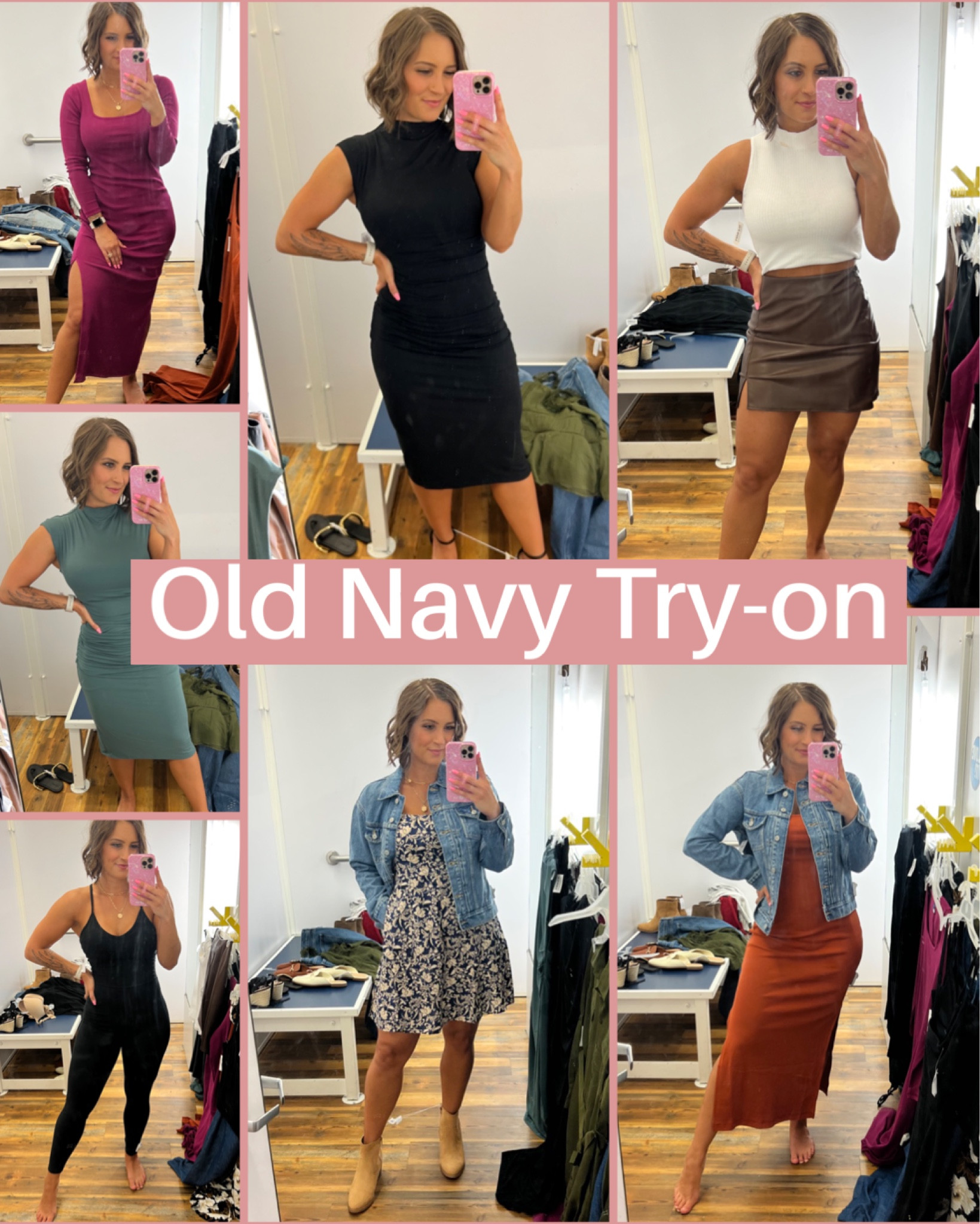 Here is everything together from my Old Navy try-on. Linked things not in the video as well. Sizes are on individual outfit  

#LTKSeasonal #LTKfindsunder50 #LTKsalealert