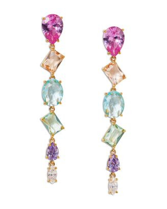 Palm Springs Multicolor Mixed Cut Stone Linear Drop Earrings | Bloomingdale's (US)