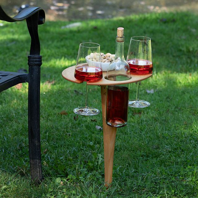 Outdoor Wine Table | UncommonGoods