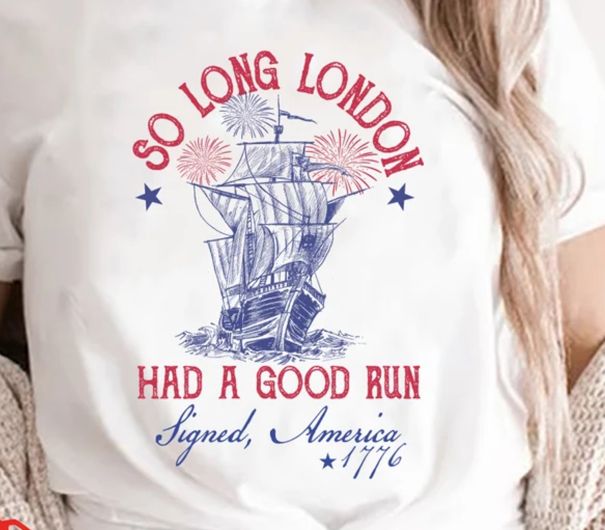 This is the perfect shirt for the 4th of July! 

#LTKStyleTip #LTKPlusSize #LTKSeasonal