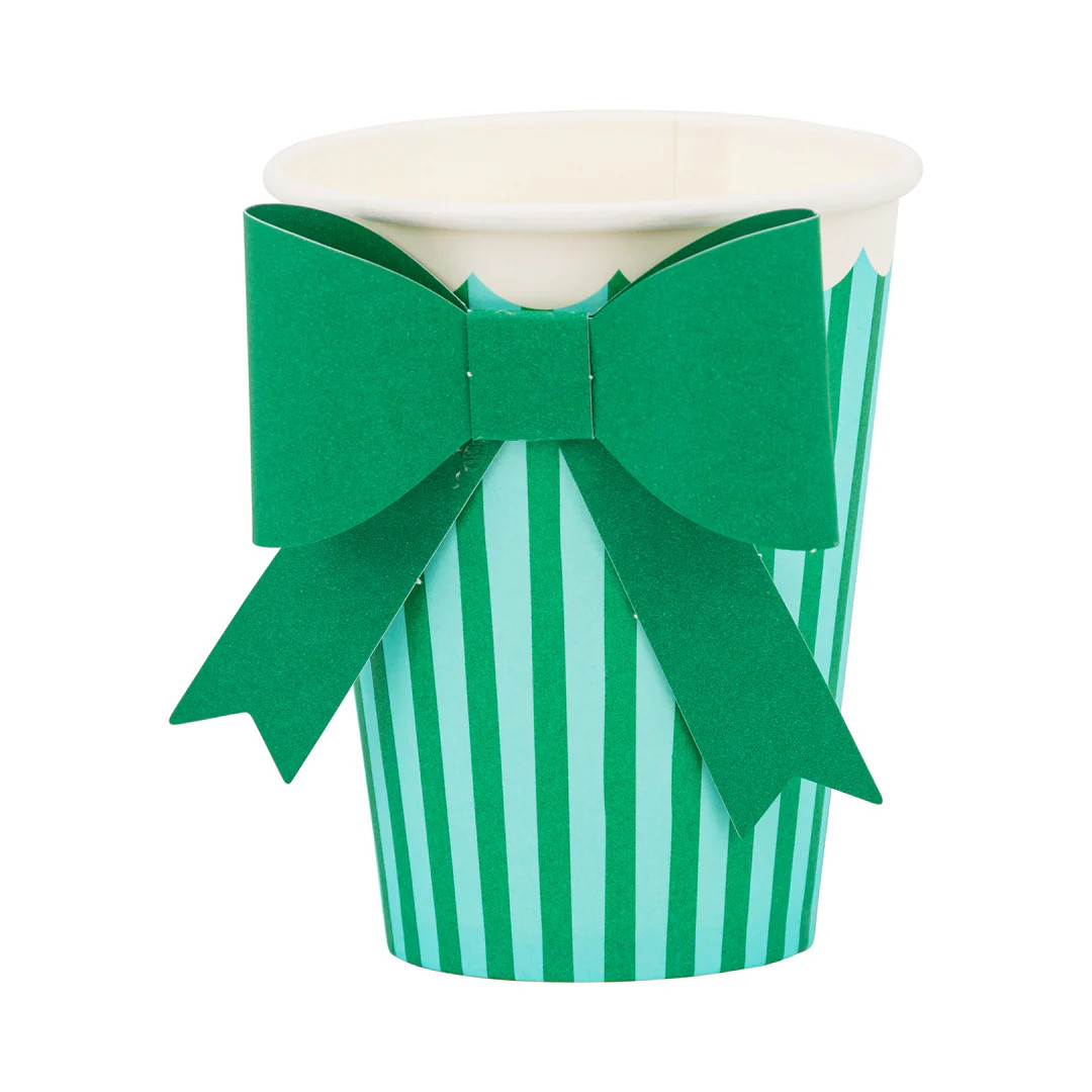 Green and Mint Bow Cup | My Mind's Eye