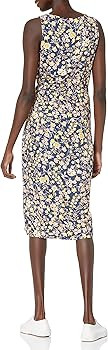 Goodthreads Women's Faux Wrap Fluid Twill Dress | Amazon (US)