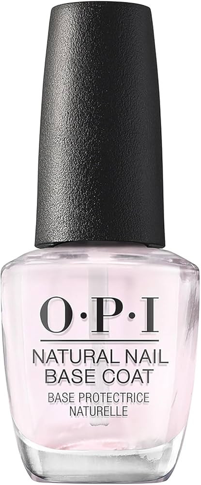 OPI Nail Lacquer Base Coat | Clear Nail Polish Base Coat |Chip Resistant, Protects Nails, Prevent... | Amazon (US)