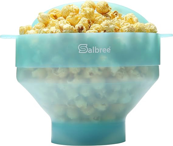The Original Salbree Microwave Popcorn Popper, Silicone Popcorn Maker, Collapsible Microwavable B... | Amazon (US)