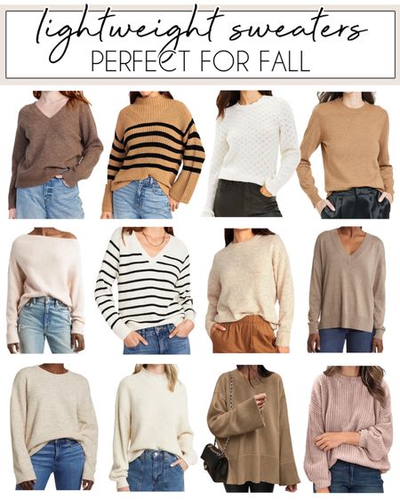 Cute lightweight sweaters to add to your closet this fall!

#fallfashion #fallstyle #fallsweater

Striped fall sweater. Lightweight fall sweater. Ribbed sweater. Off the shoulde sweater  

#LTKfindsunder50 #LTKSeasonal #LTKstyletip