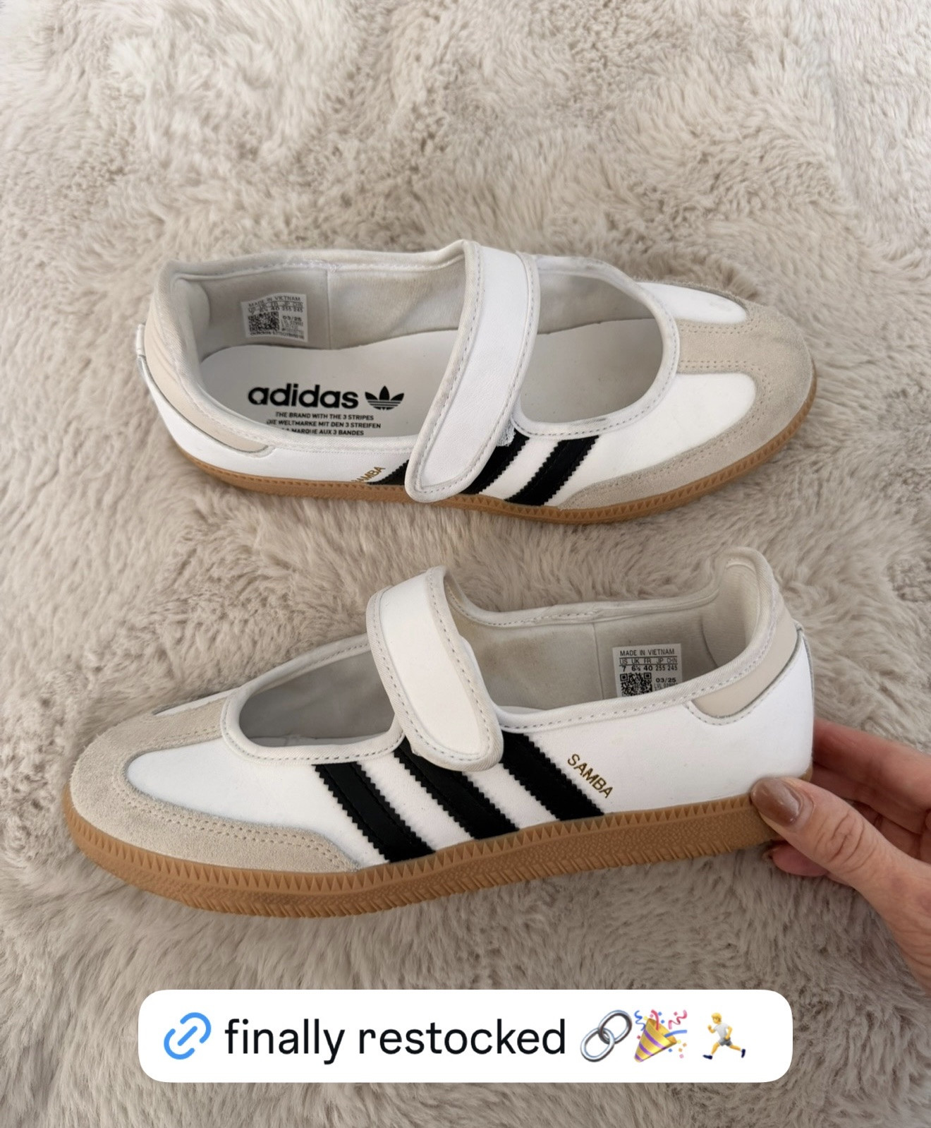 Hurry these adidas sneakers are back in stock 💕

#LTKootd #LTKdayinmylife #LTKOver40