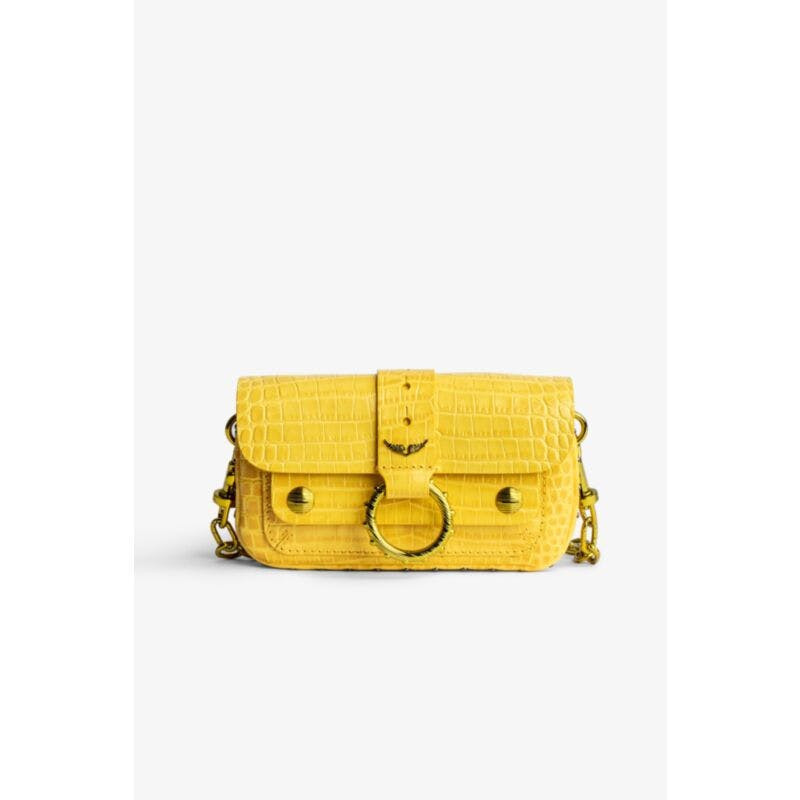 Kate Wallet Croc-Embossed Bag | Zadig et Voltaire (US)