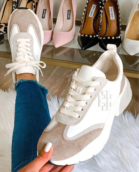 It’s the last day to get up to 30% off + free shipping on hundreds of Tory Burch shoes, bags, accessories and more! Head to our blog post on TheDoubleTakeGirls.com for all the details! 🛍 These sneakers are included in several colors. They are very comfy and run tts. Make sure to check out our IG stories too for some of our faves in the sale! 💕

#LTKFind