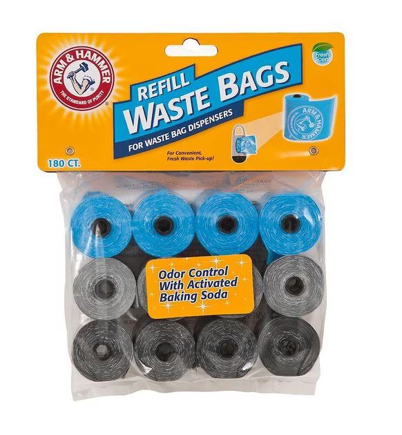 ARM & HAMMER Assorted Disposable Waste Bag Refills, 180 count - Chewy.com | Chewy.com