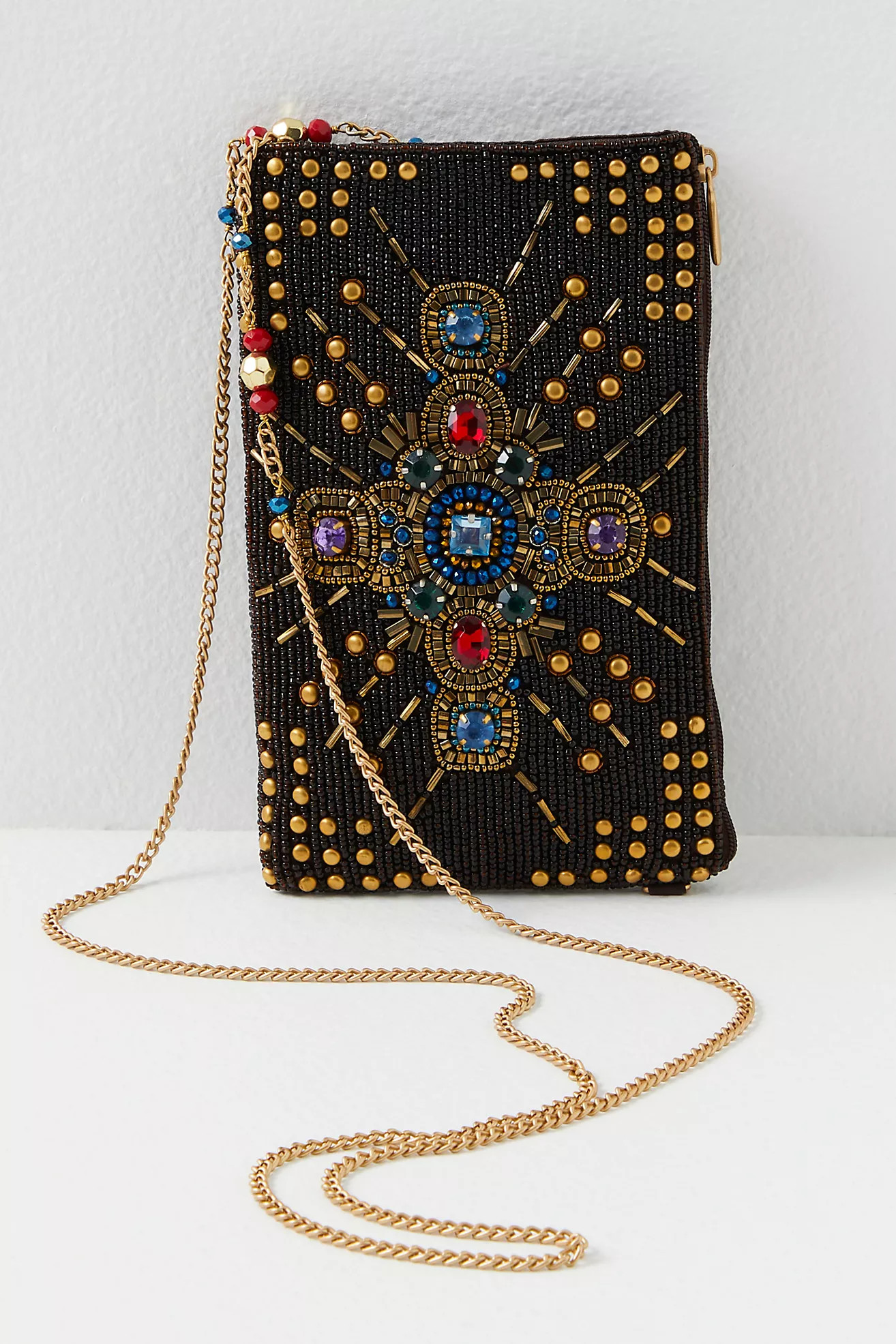 Mary Frances Beaded Crossbody Phone Bag | Free People (Global - UK&FR Excluded)