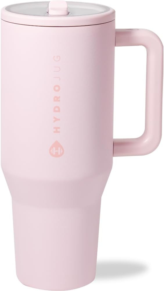 HydroJug Traveler - 40 oz Water Bottle with Handle & Flip Straw - Fits in Cup Holder, Leak Resist... | Amazon (US)