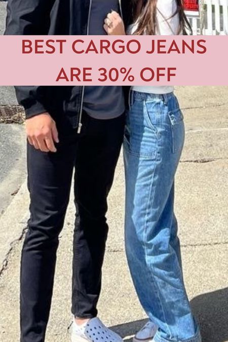 my all time favorite cargo jean and all jeans are 30% off right now #ae #americaneagle #cargo #jeans #cargojeans #widelegpant #widejeans #baggyjeans #mdw #memorialsale #memorialdaysale

#LTKSaleAlert #LTKStyleTip #LTKFindsUnder50