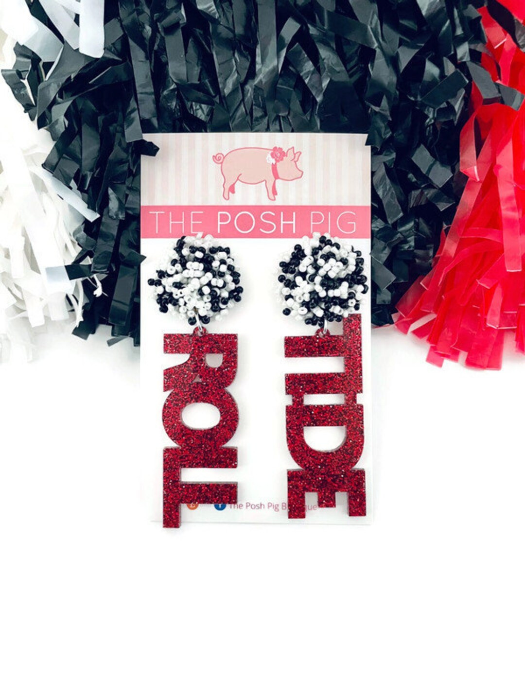 University of Alabama Earrings  Crimson Tide Earrings  Roll - Etsy | Etsy (US)