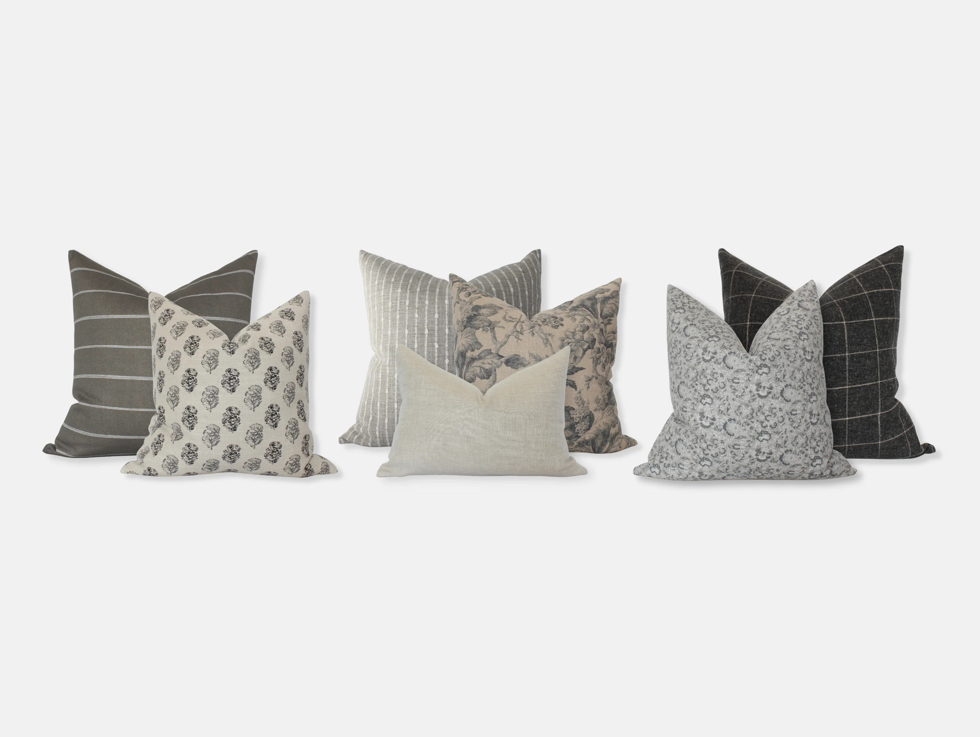 Petria Sectional Pillow Combo | Set of 7 | Textileish Designs