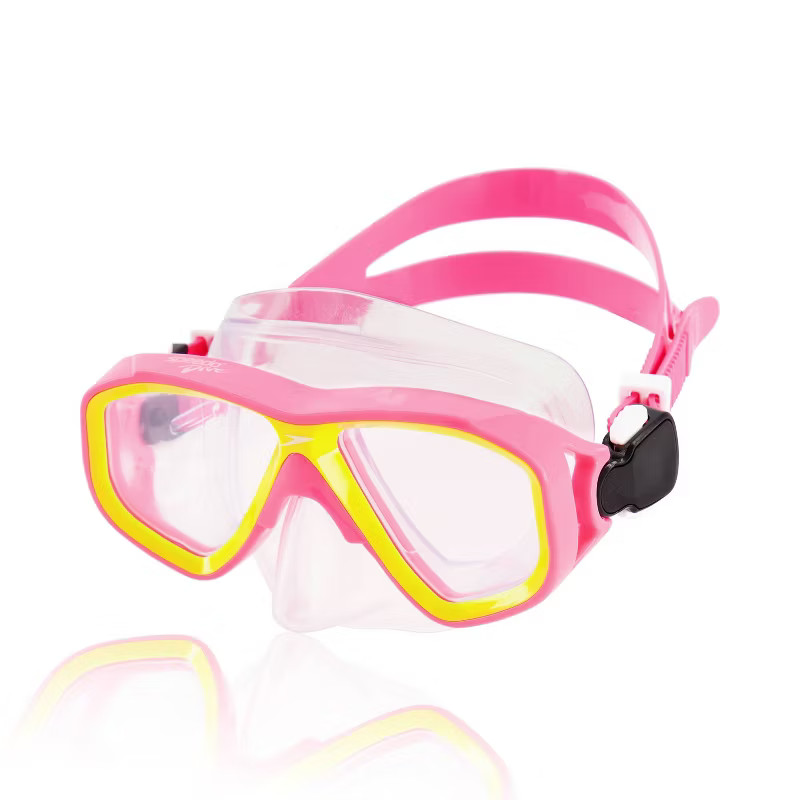 Speedo Kids' Surf Gazer Mask - Blazing Yellow/Clear | Target