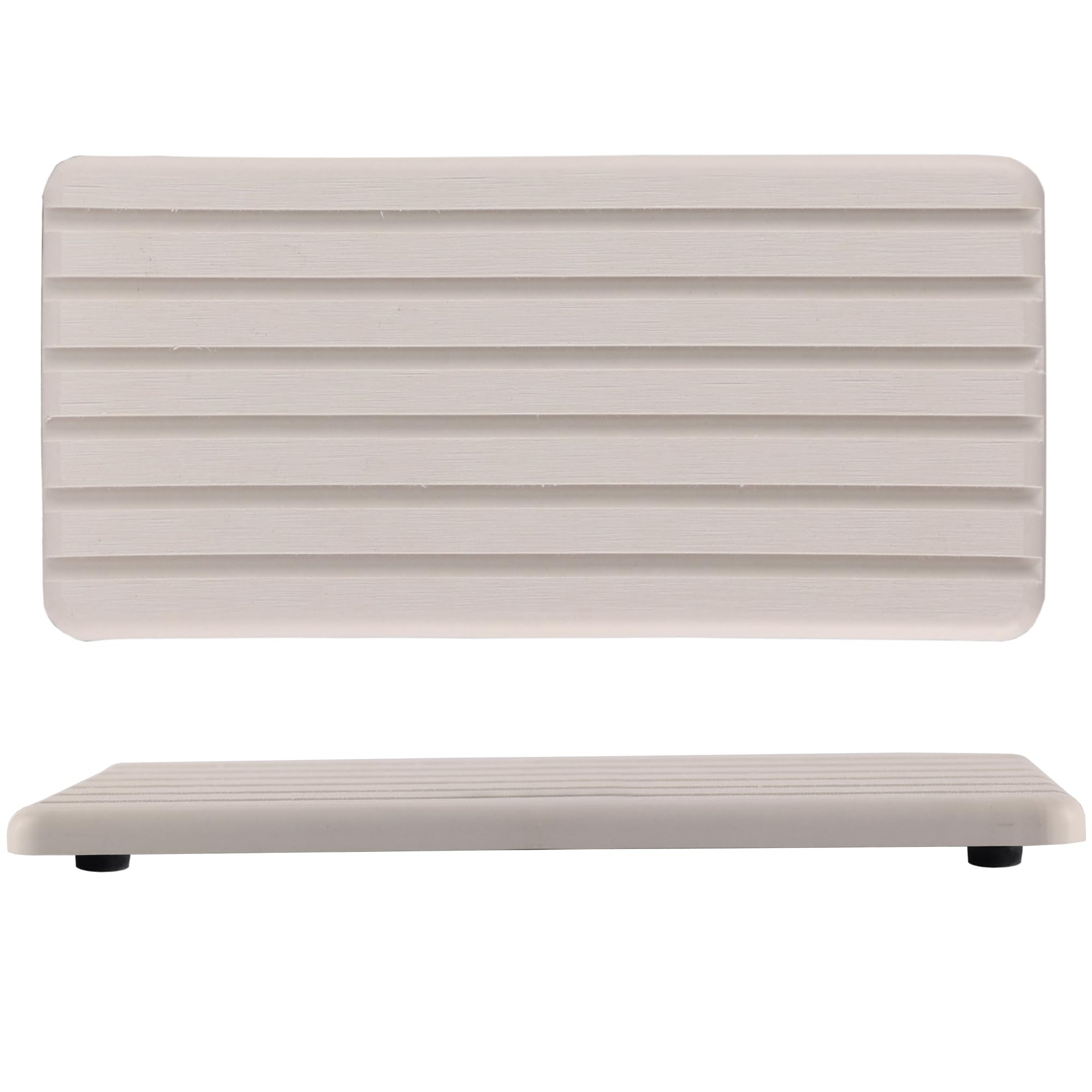 2 PCS Water Absorbent Diatomite Coasters Rectangle, Grooved Design, Water Absorbing Stone Used fo... | Amazon (US)