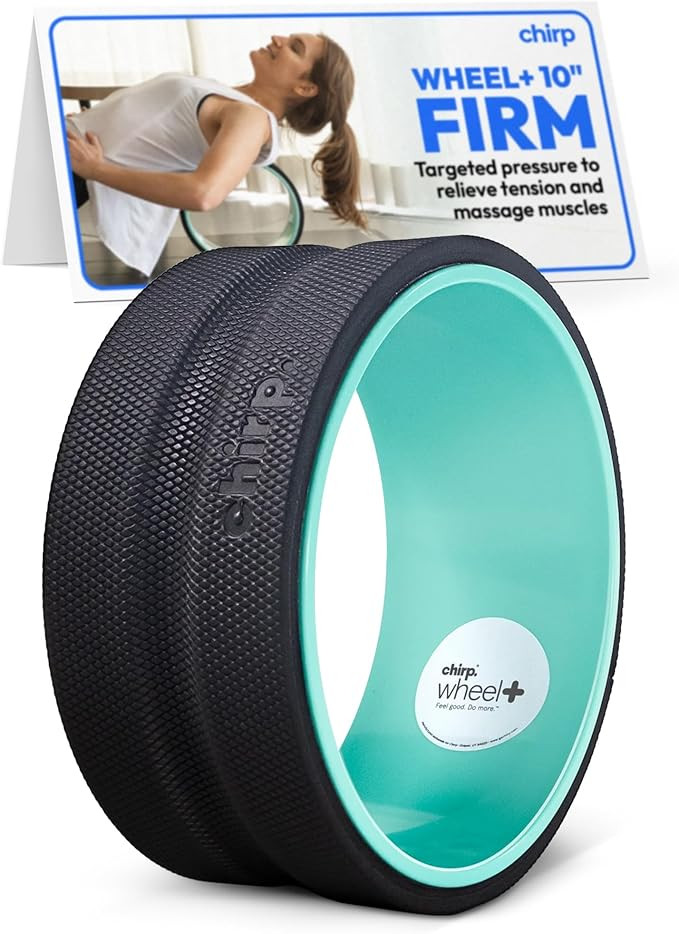 Chirp Wheel Foam Roller – Targeted Back & Neck Relief, Lumbar Spine Stretcher, Spinal Decompres... | Amazon (US)