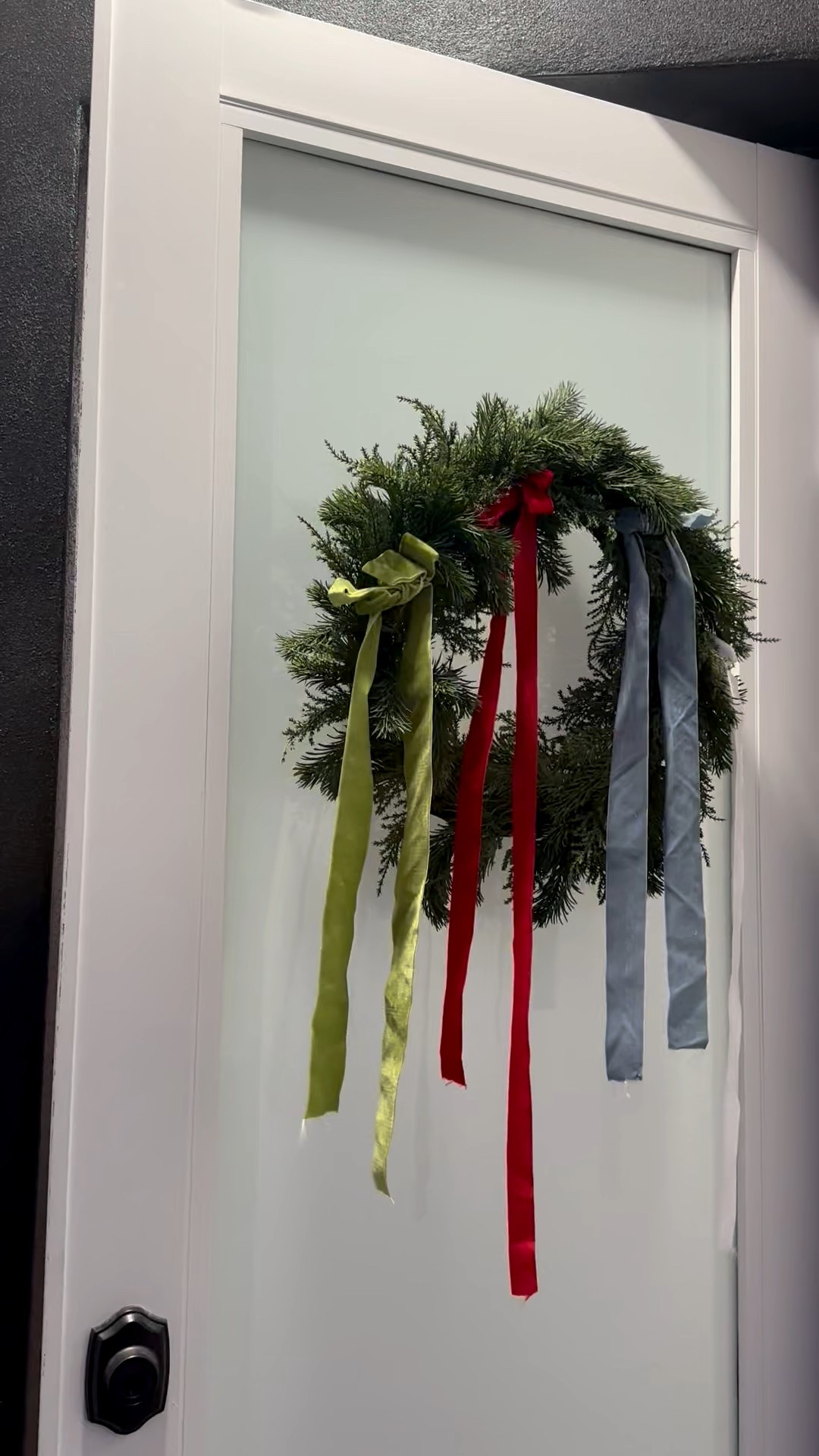 Add a festive flourish to your holiday home with the Holiday Time Greenery Christmas Wreath with Bows. This 24-inch wreath is crafted from lush green branches that capture the timeless look of seasonal foliage. Four long velvet bows in classic holiday colors—red, green, blue, and white—create a cheerful and stylish contrast, giving this wreath a fresh, vibrant feel. Whether displayed on your front door, over a mantel, or as part of an indoor arrangement, it instantly brightens your holiday decor. Make your space merry and inviting with the Holiday Time Greenery Christmas Wreath with Bows.



#LTKHoliday #LTKHome #LTKFindsUnder50