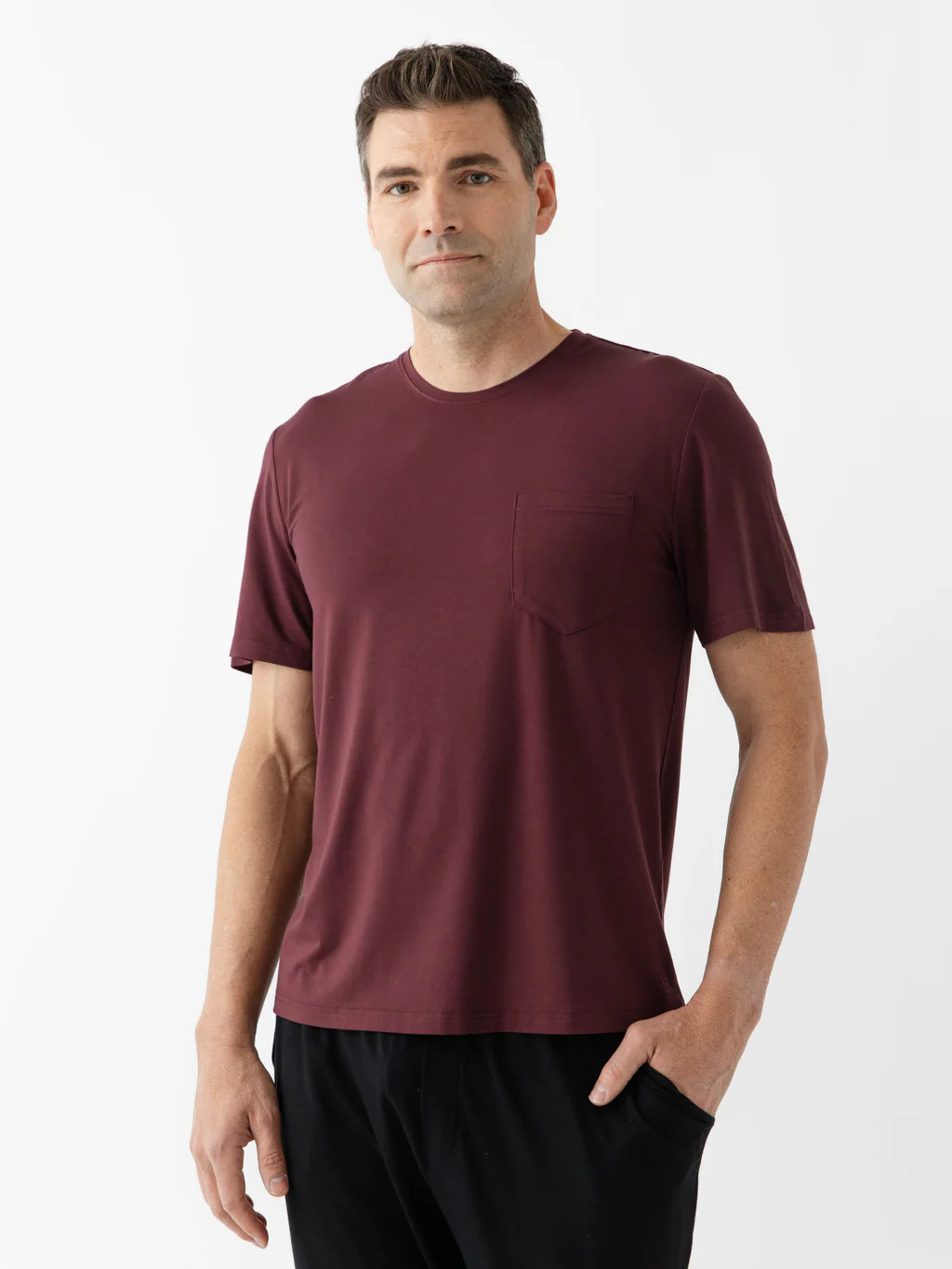 Men's Stretch-Knit Bamboo Lounge Tee | Cozy Earth