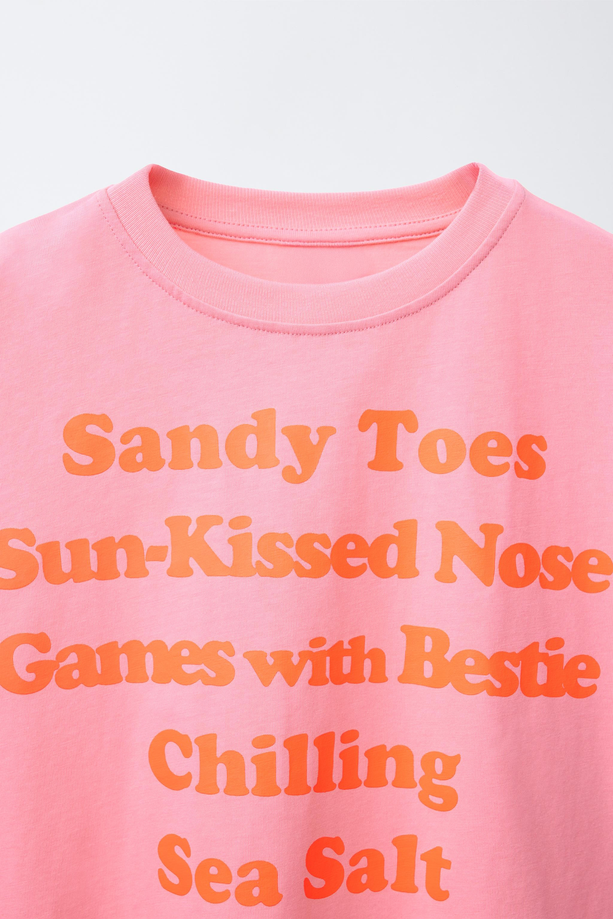 TEXT PRINT T-SHIRT | Zara US