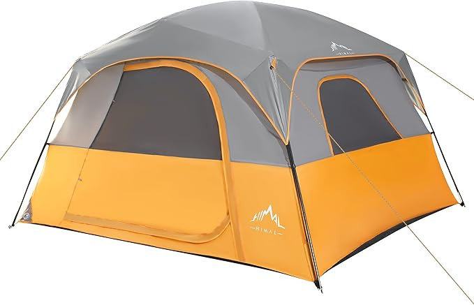 GoHimal Tents 6 Person for Camping,Easy Setup Waterproof Windproof Camping Tent,Double Layer Cabi... | Amazon (US)