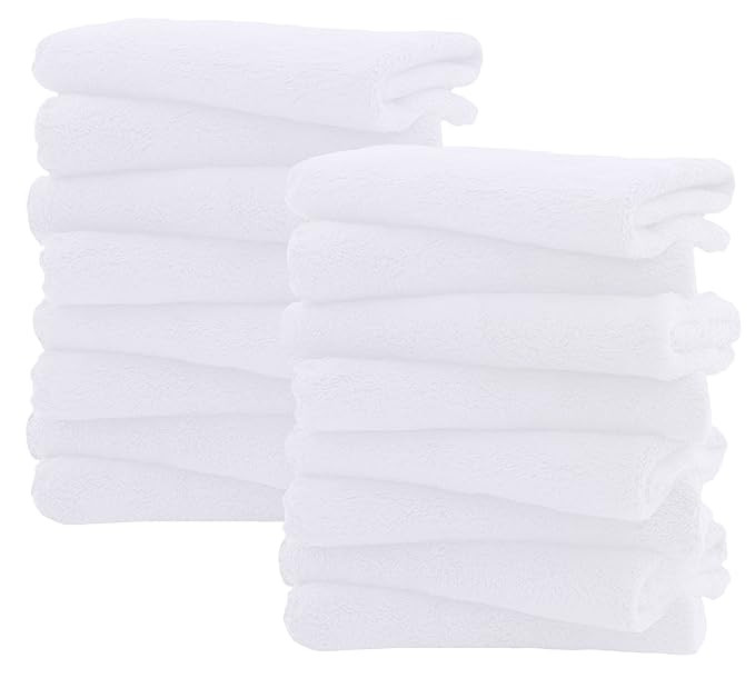16 Pack Burp Cloths for Baby - 20" by 10" Ultra Absorbent Burping Cloth, Newborn Towel - Milk Spi... | Amazon (US)