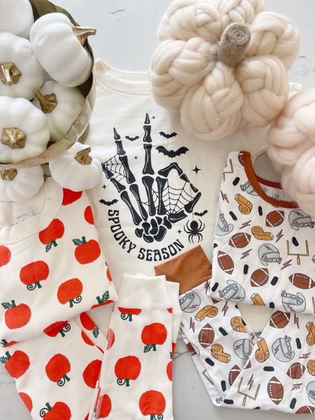 FALL \ new arrivals for fall and Halloween! Kid pajamas and white pumpkins!

Amazon 
Home decor 

#LTKSeasonal #LTKkids #LTKhome