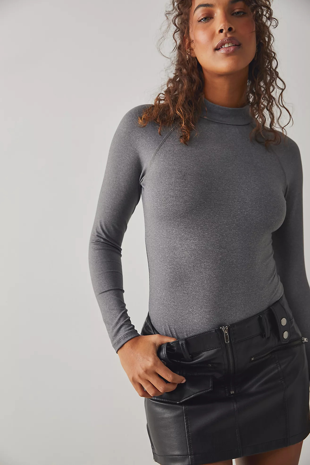 Duo Mock Neck Bodysuit | Free People (Global - UK&FR Excluded)