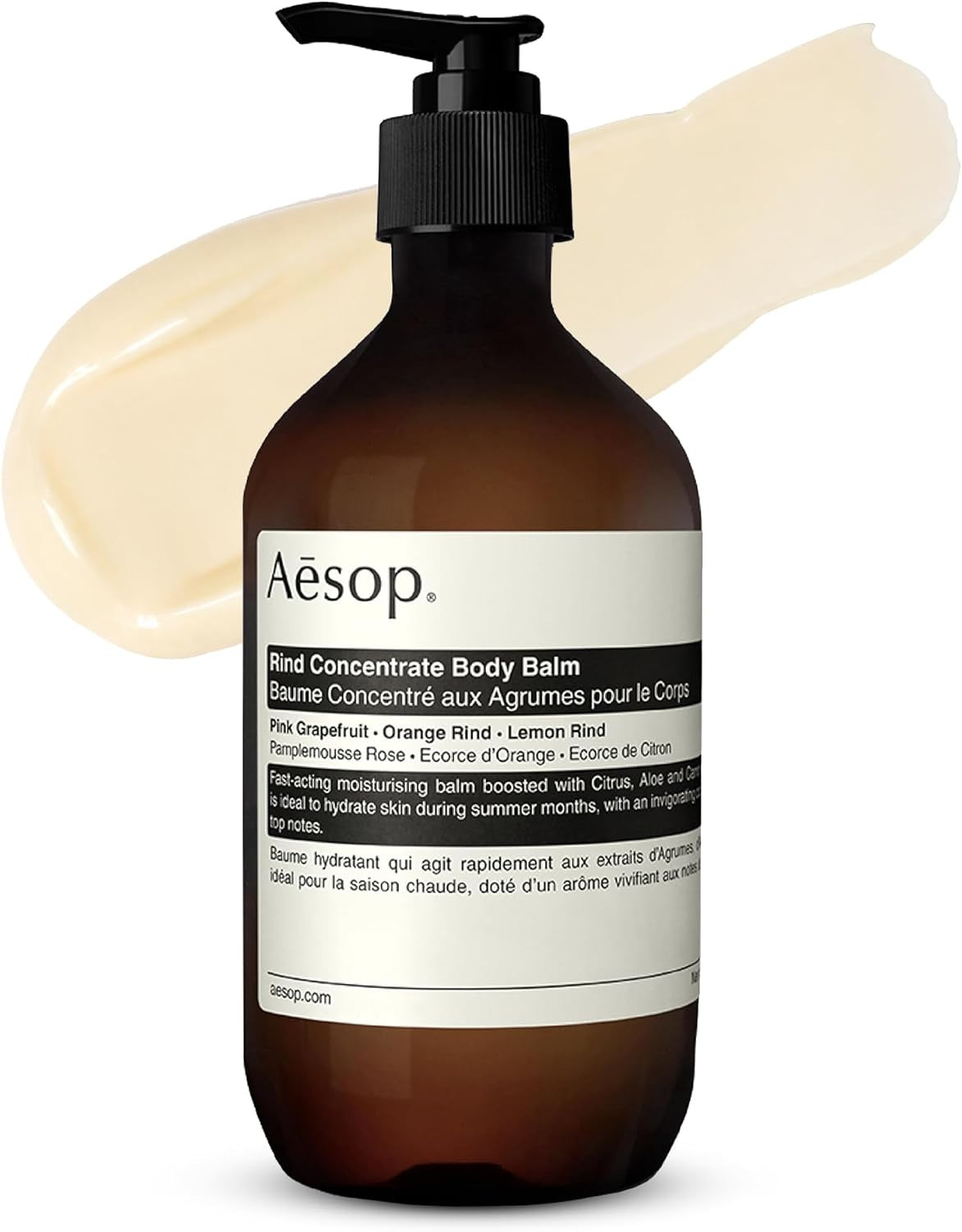 Aesop Rind Concentrate Body Balm | Soften & Smooth Skin | Uplifting Citrus Aroma, Nourishing Nut Oil Extracts | 16.9 oz / 500mL | Amazon (CA)