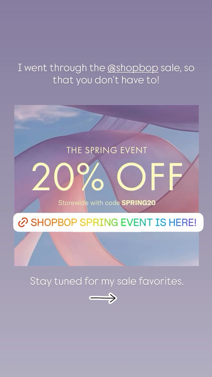 Stay tuned for my sale favorites.  I went through the @shopbop sale, so that you don’t have to!