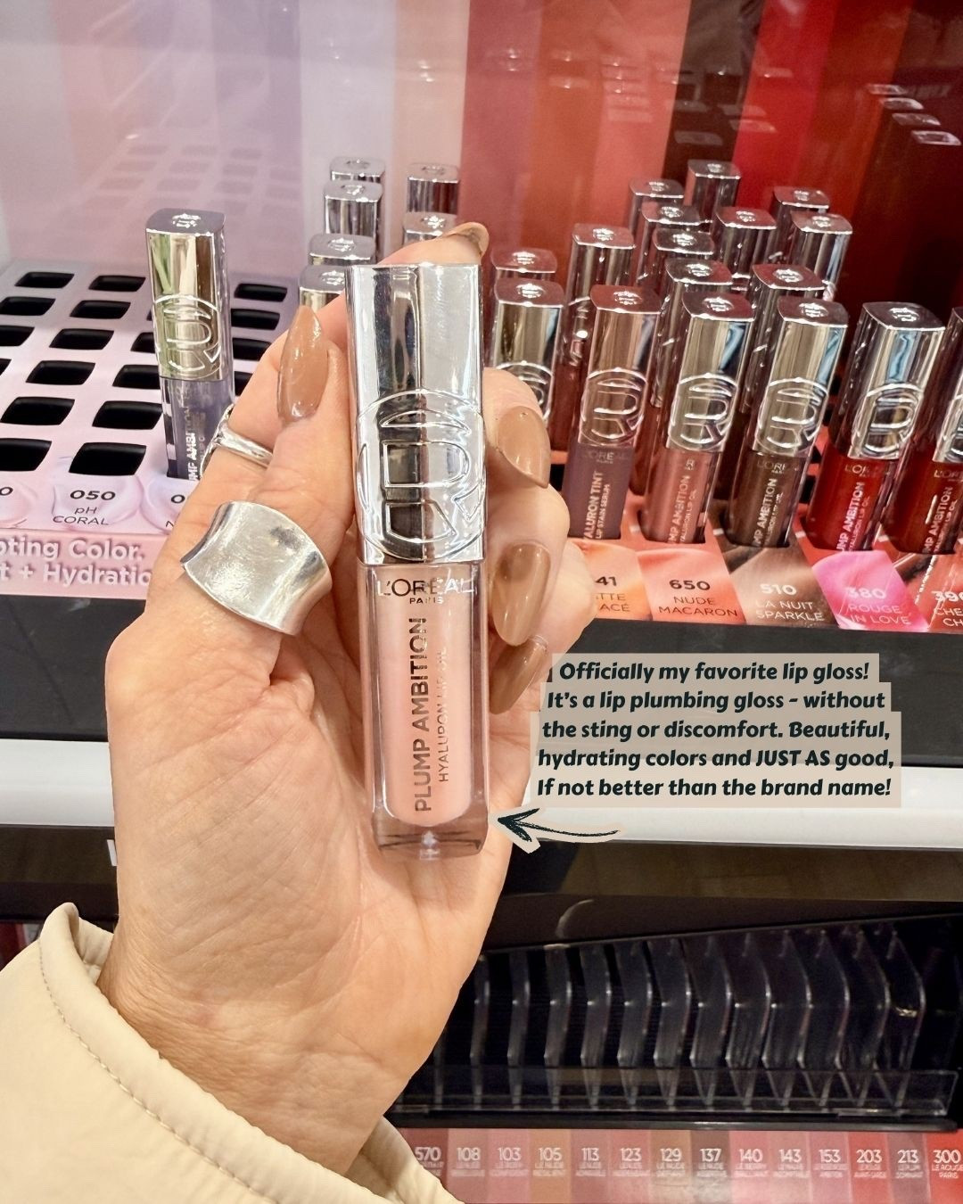 Officially my favorite lip gloss! 
It’s a lip plumbing gloss - without the sting or discomfort. Beautiful, hydrating colors and JUST AS good, If not better than the brand name! 

#LTKBeauty #LTKselfcare #LTKOver40