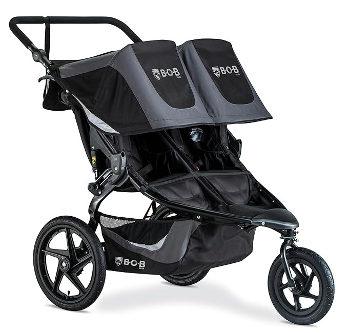 BOB Gear Revolution Flex 3.0 Duallie Double Jogging Stroller, Graphite Black | Amazon (US)
