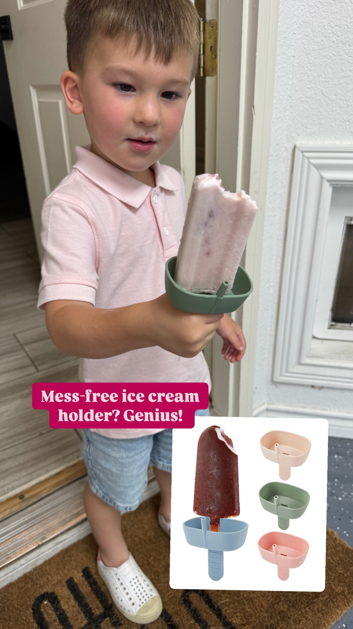Mess free ice-cream, popsicle holder for toddlers! 

#LTKSeasonal
