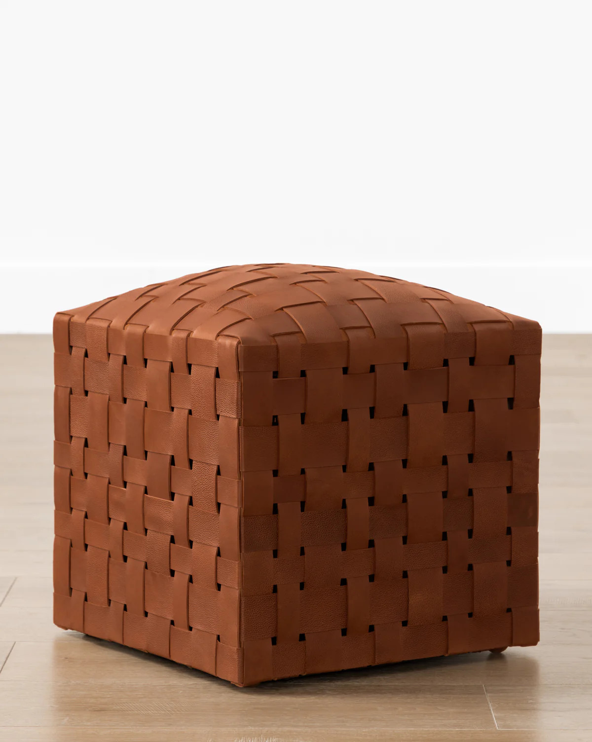 Ackley Leather Ottoman | McGee & Co. (US)