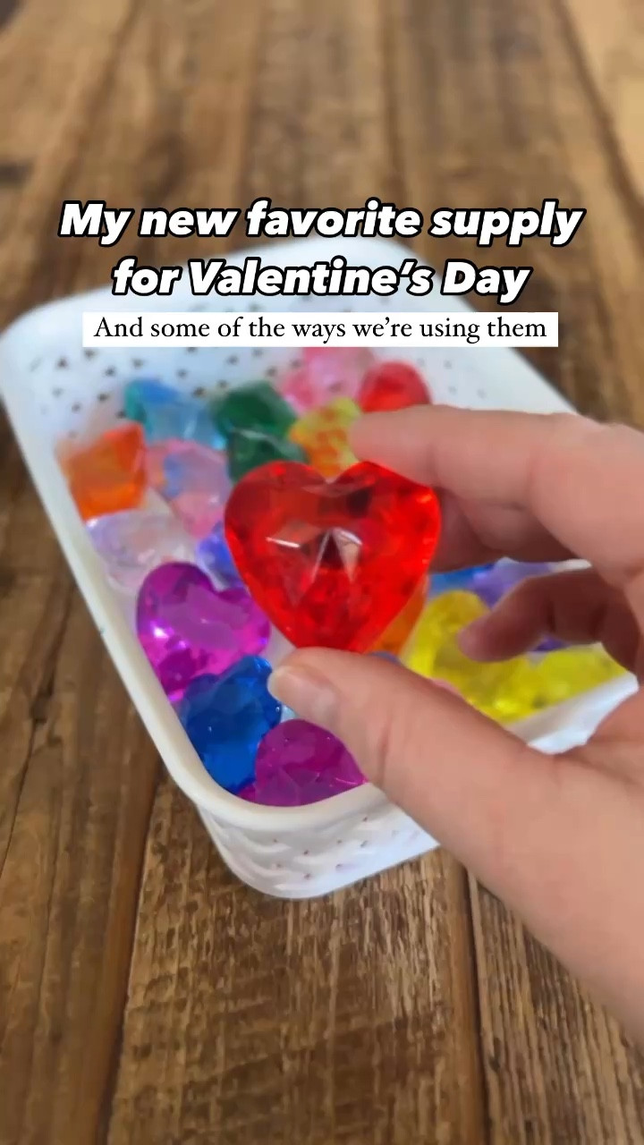 These heart gems have quickly become a favorite staple in our home and my kids have been using them for all sorts of activities and open-ended play. They are a great resource for preschool math activities, think counting, sorting, comparing, etc. 




#LTKKids #LTKSeasonal #LTKFamily