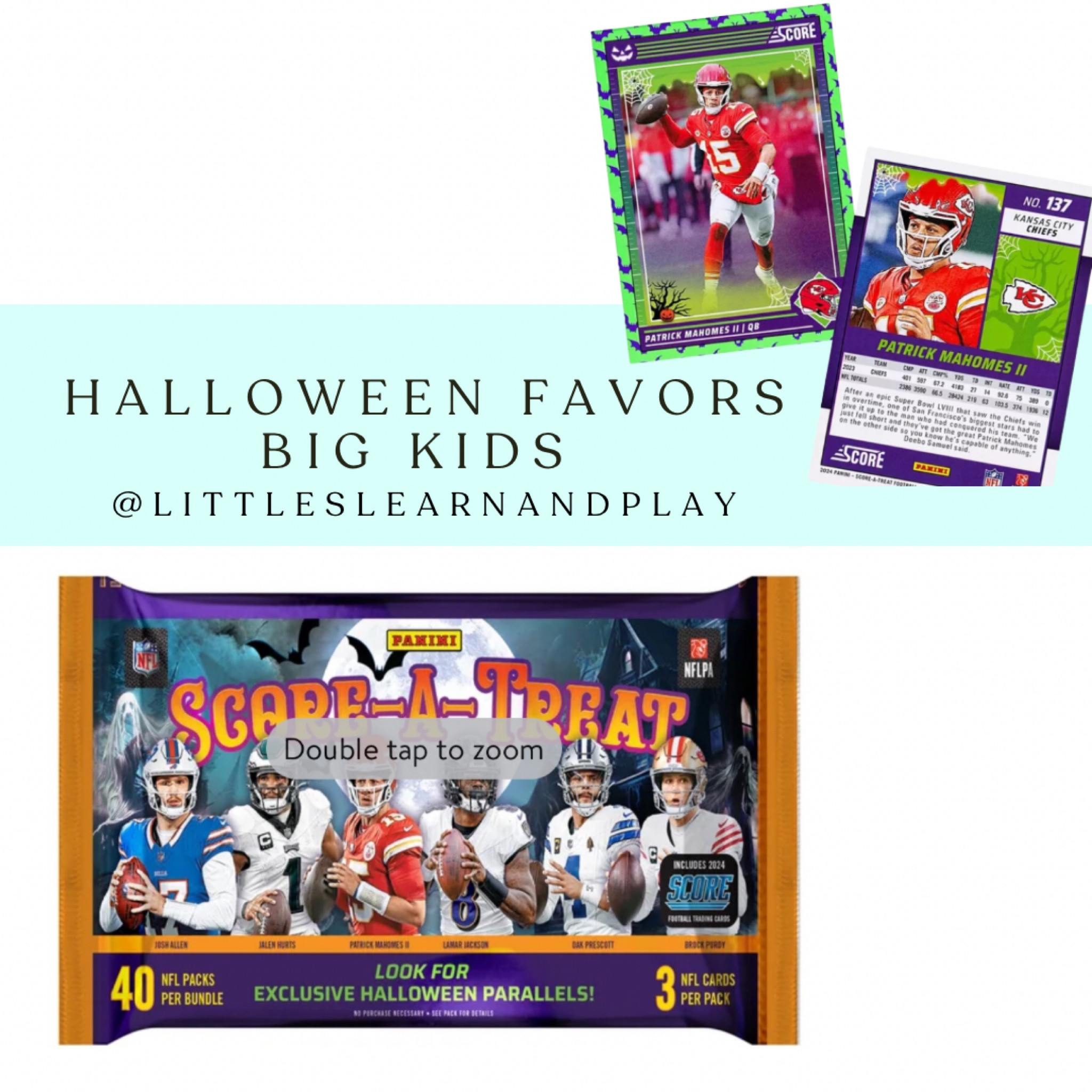Halloween Class Favors for Big Kids & Sports Fans! 40 pack with 3 cards per pack. Non-Candy Trick or Treat idea too!

#LTKKids #LTKSeasonal #LTKParties