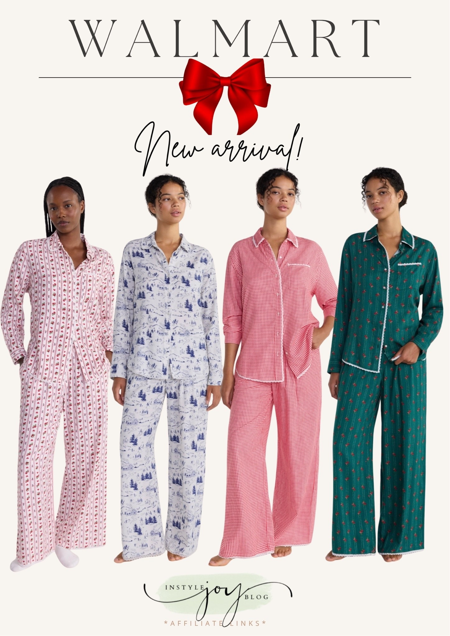 New holiday pajamas at Walmart! 🎄🎅🧑‍🎄❤️🎁