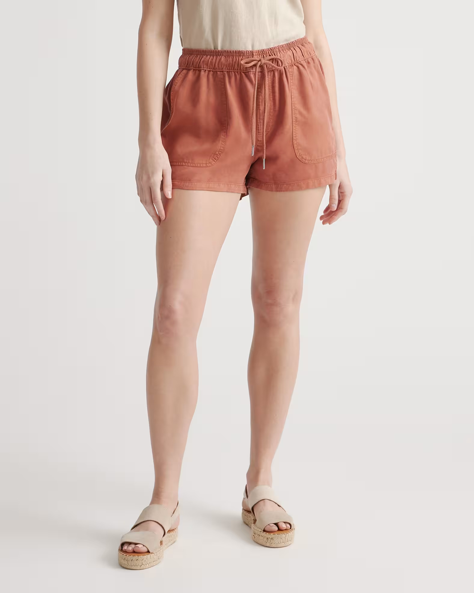 Vintage Wash Tencel Utility Short | Quince