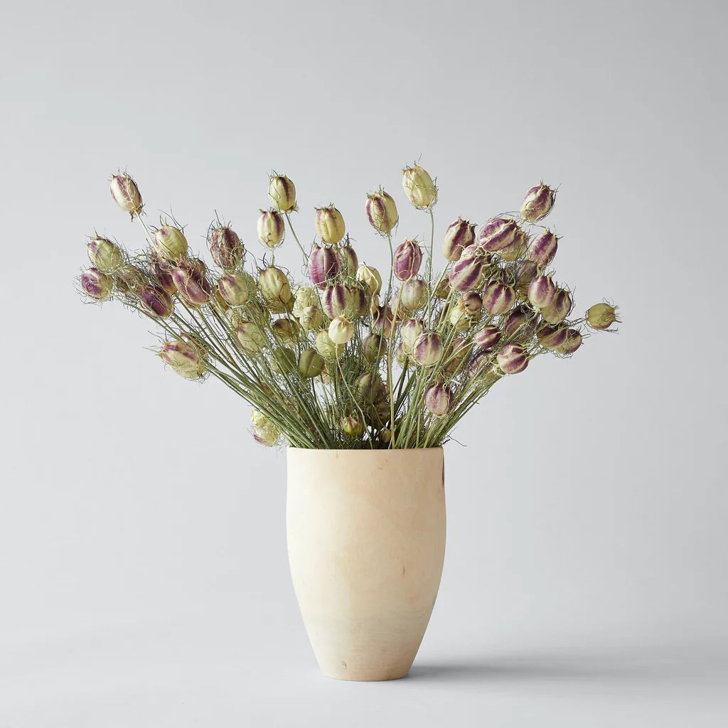 White Walnut Tulip Vase, Medium | Bloomist