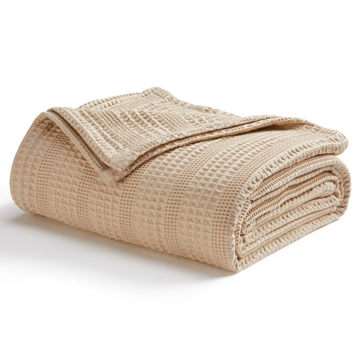 Market & Place 100% Cotton Waffle Striped Bed Blanket | Target