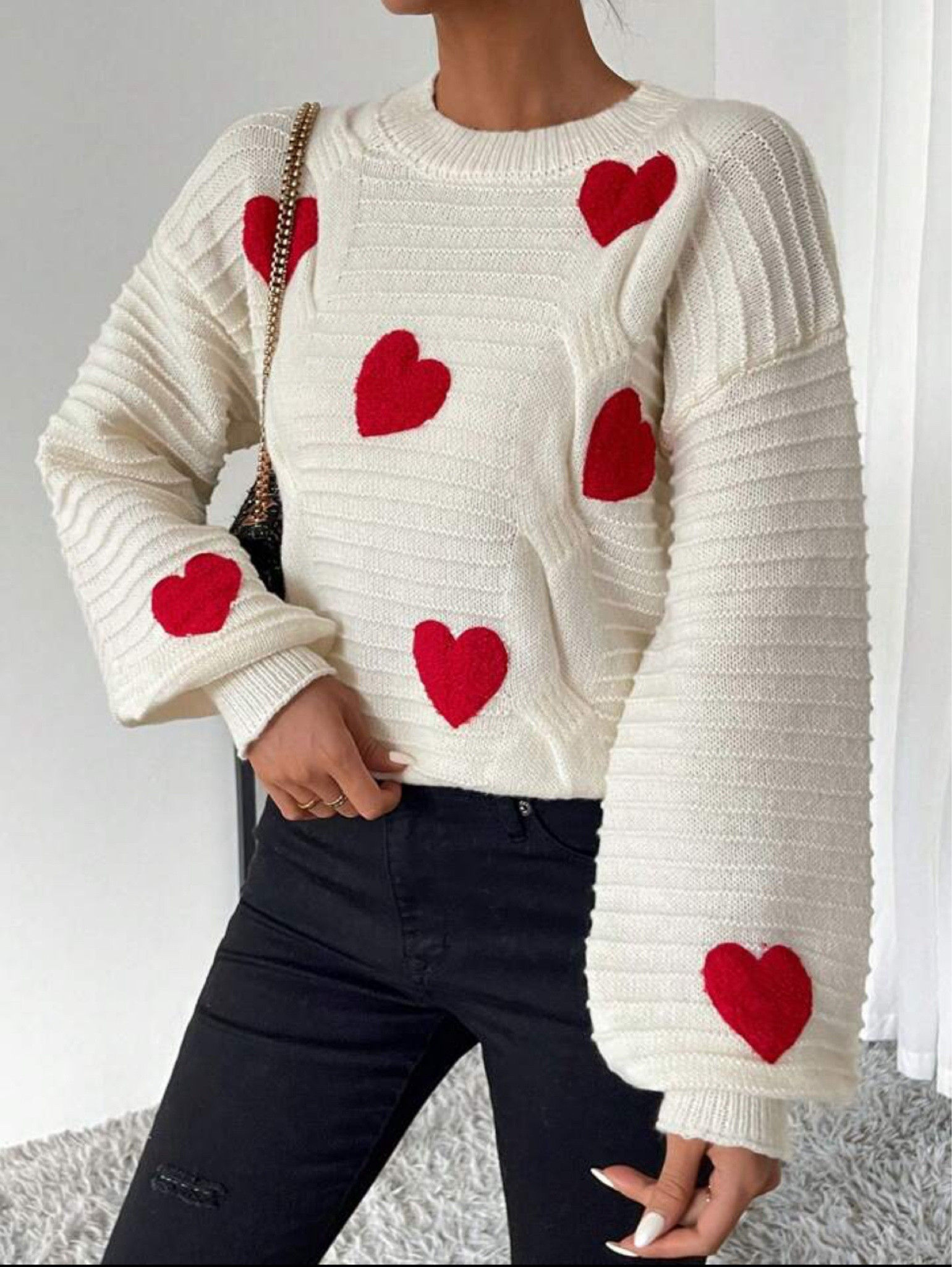 Valentine heart sweater 💕🌹

#LTKGiftGuide #LTKstyletip #LTKfindsunder50