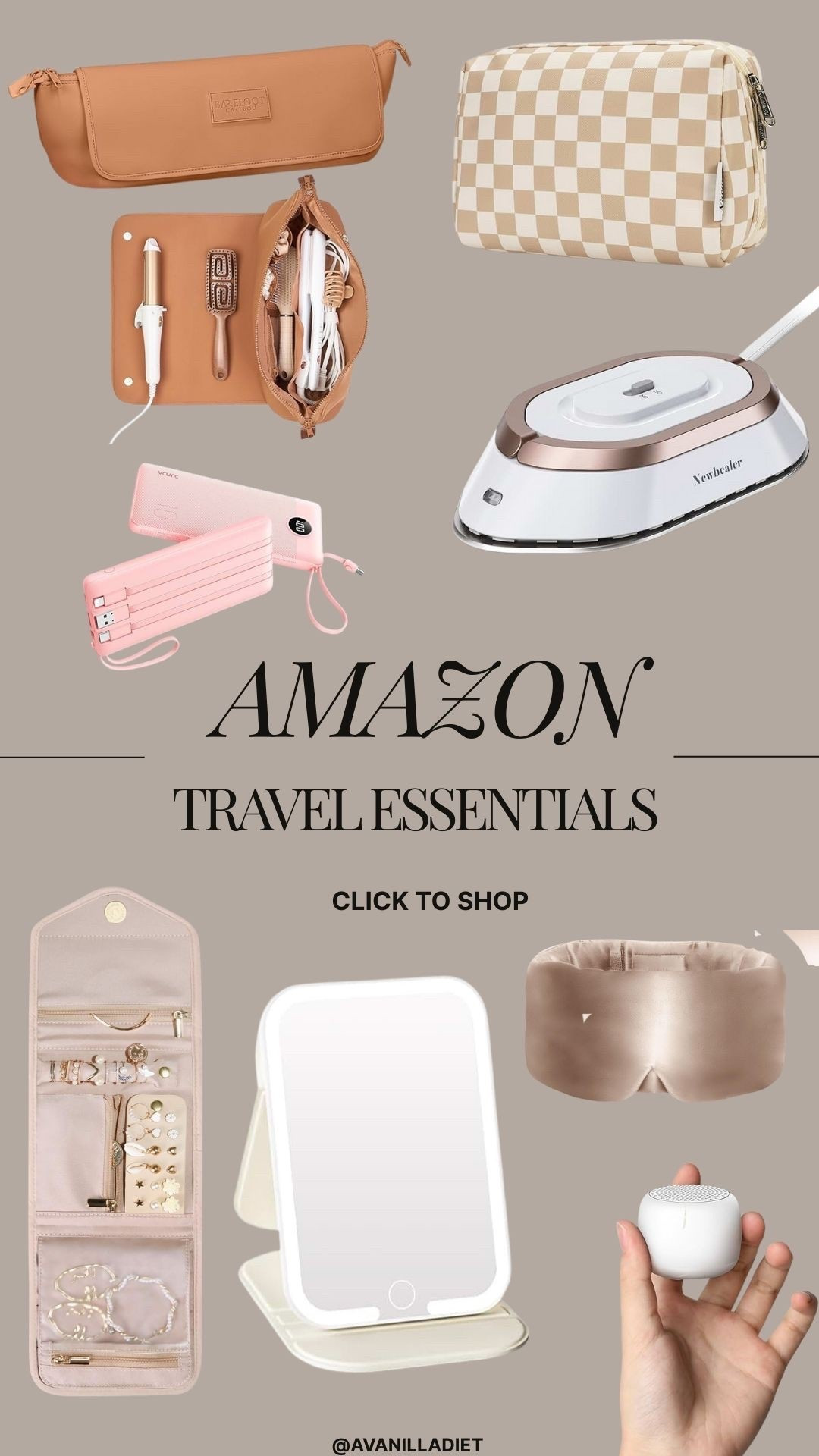 ✈️ Amazon travel essentials ✈️
Must-have travel finds that make packing easier, airport days smoother, and trips way more comfortable ✨
#amazontravel #travelessentials #ltktravel #vacaymusthaves #airportstyle


#LTKBeauty #LTKTravel