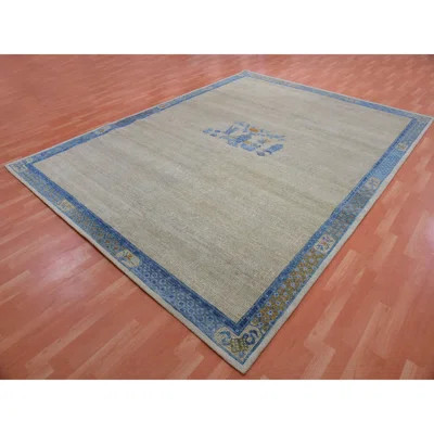 Cedrea One-of-a-Kind Rectangle 9'1" X 12'1" 1940s Wool Area Rug Gray | Wayfair North America