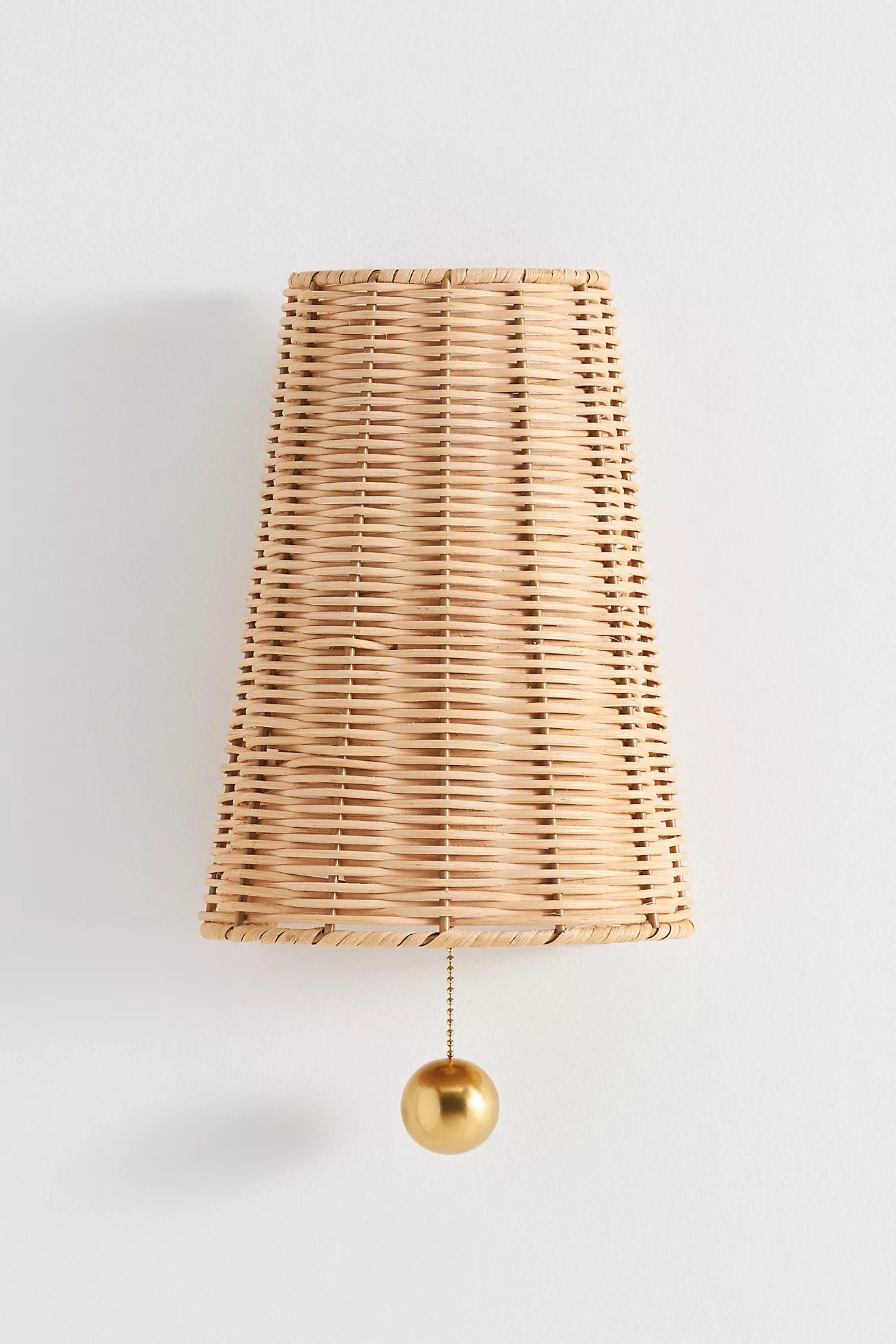 Naida Rattan Wall Sconce | Anthropologie (US)