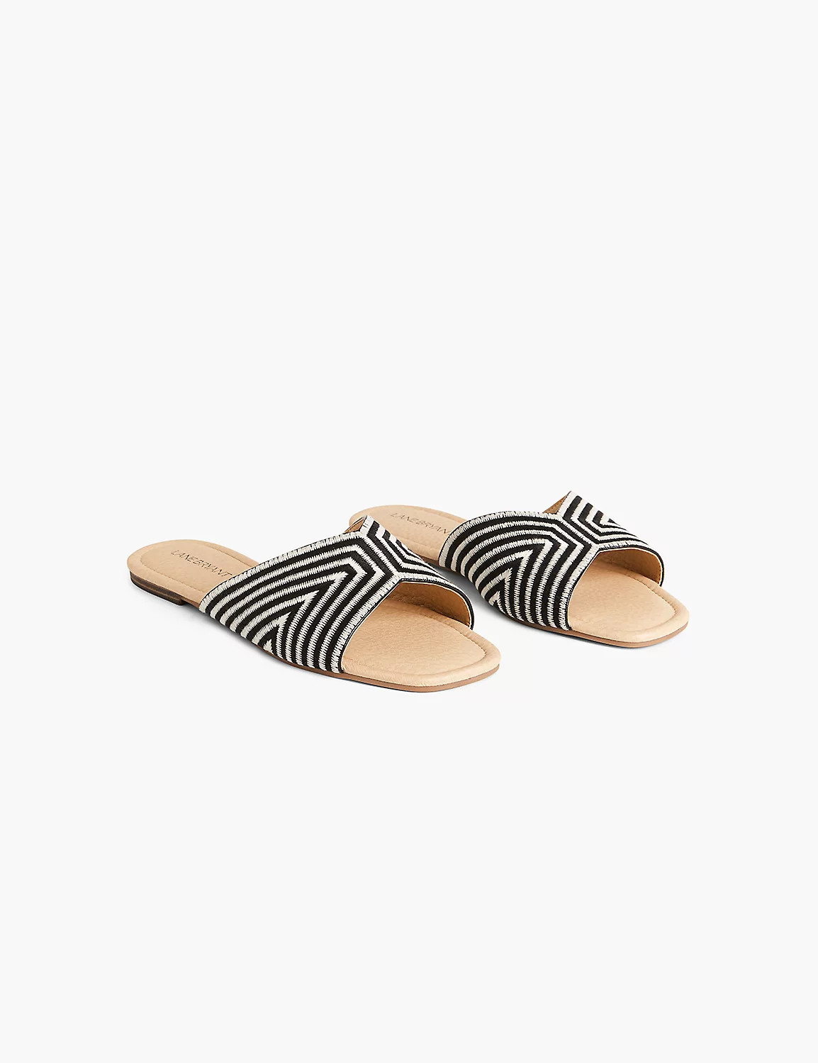 Dream Cloud Stripe Textile Slide | LaneBryant | Lane Bryant (US)