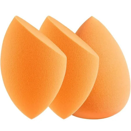 Foundation Sponge, Paw Paw Makeup Blending Beauty Sponge, Makeup Sponge Use for Cream, Liquid Makeup and Powder Foundation (3 Pcs, Orange) | Walmart (US)