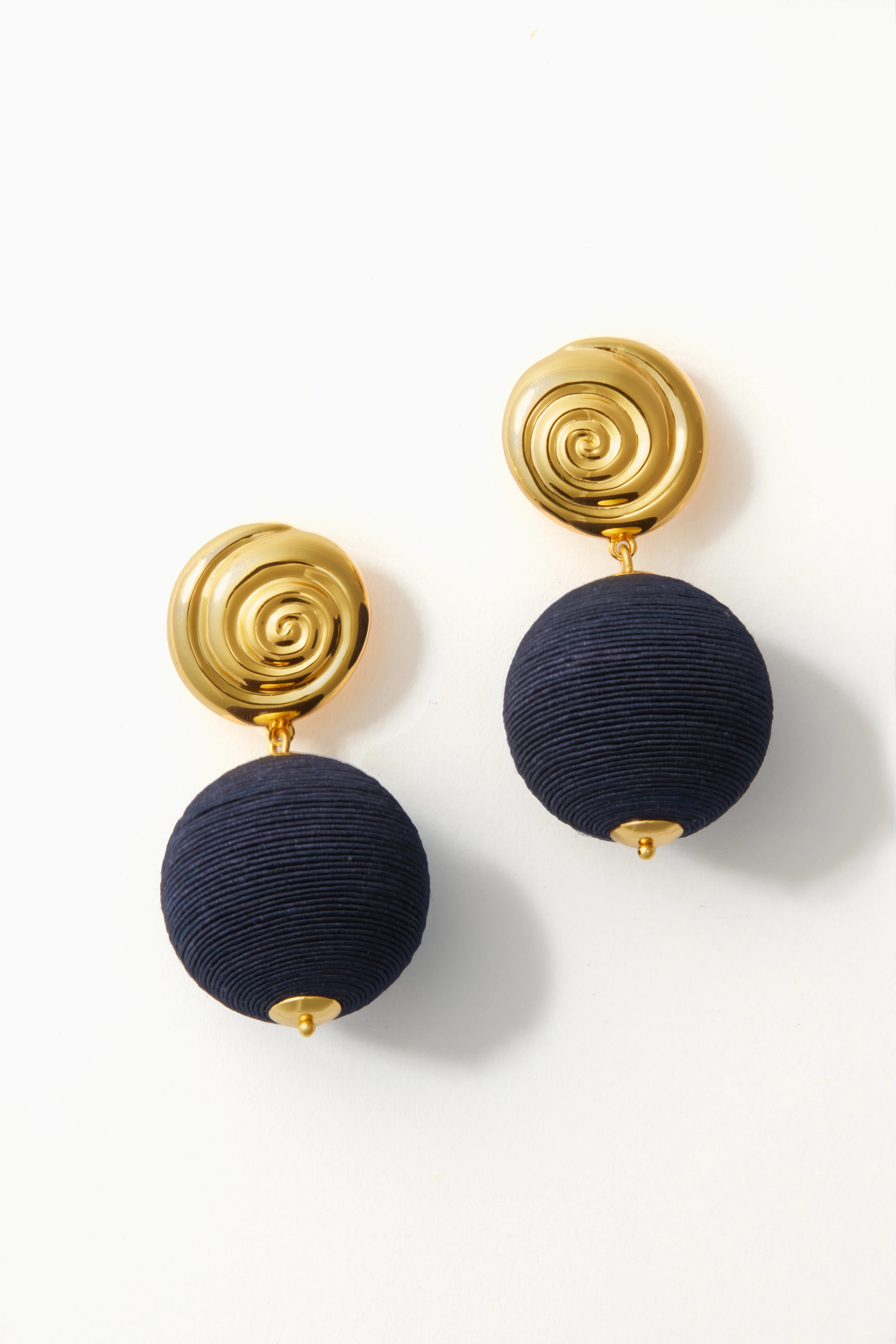 Navy and Gold Parker Earrings | Tuckernuck (US)