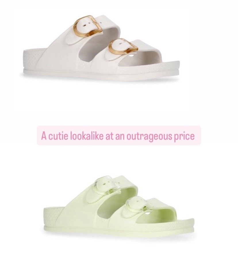 Sandals - $12; a nice lookalike at a very friendly price; more colors are available 


#resortwear #designerdupe #walmart #sandals #birkenstock #fishermansandals #under15 #budgetfriendly #slidesandals #bucklesandals 


#LTKU #LTKOver40 #LTKSeasonal