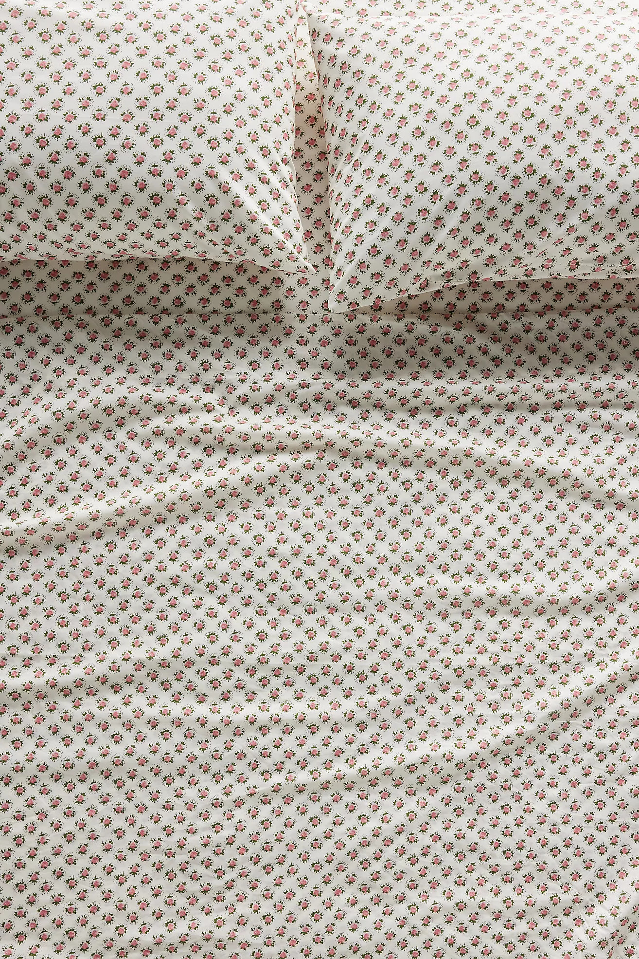 Organic Cotton Percale Printed Sheet Set | Anthropologie (US)