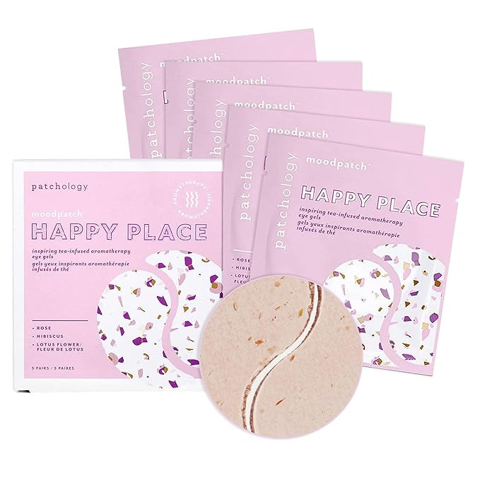 Patchology Happy Place Under Eye Patches - Overnight Anti-Aging Eye Masks for Dark Circles, Puffy... | Amazon (US)